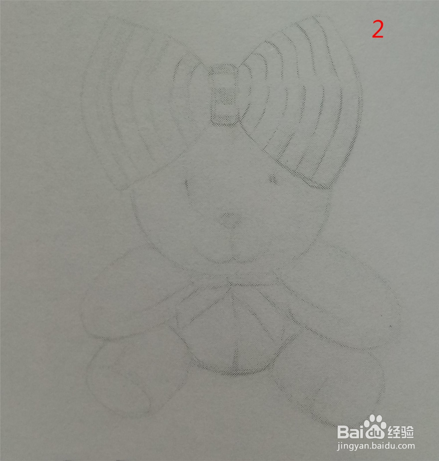 素描画——毛绒熊的画法