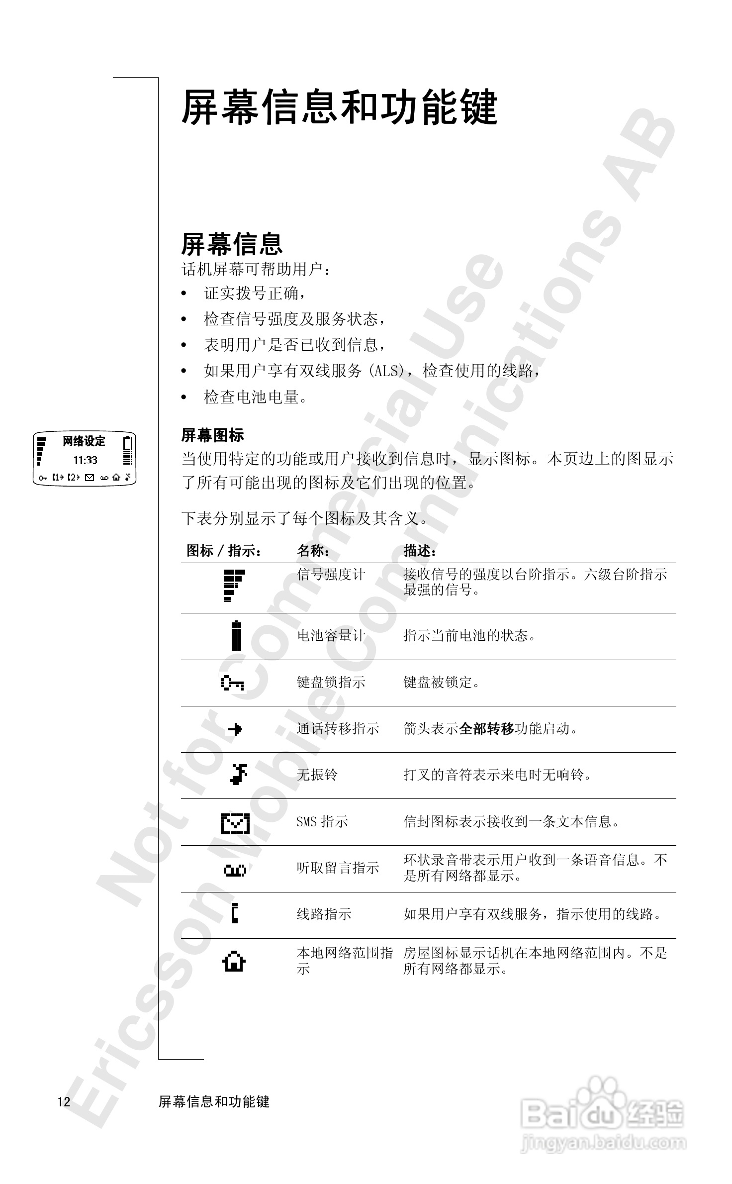 爱立信A1018sc手机使用说明书:[2]