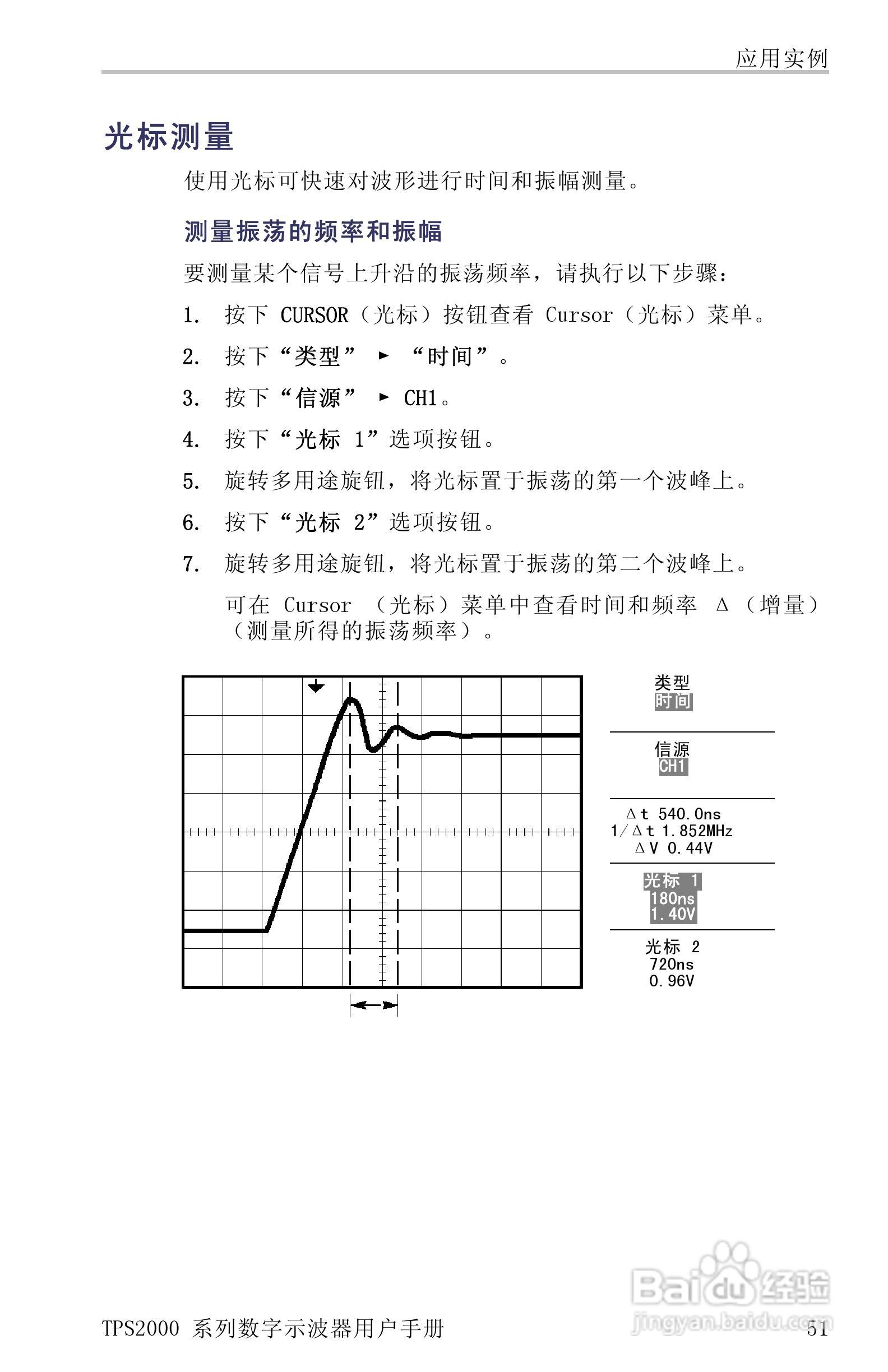泰克TPS2024数字存储示波器用户手册:[8]