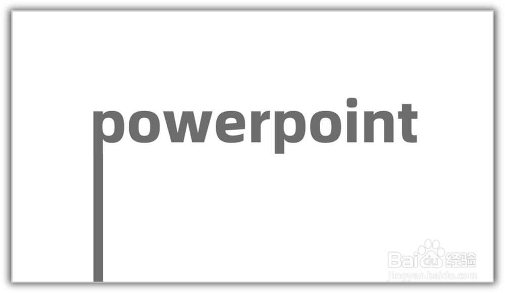 怎样制作矩形装饰超长文字笔画效果的PPT封面?