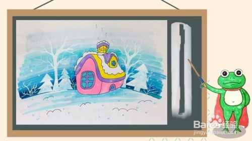 雪地的简笔画怎么画