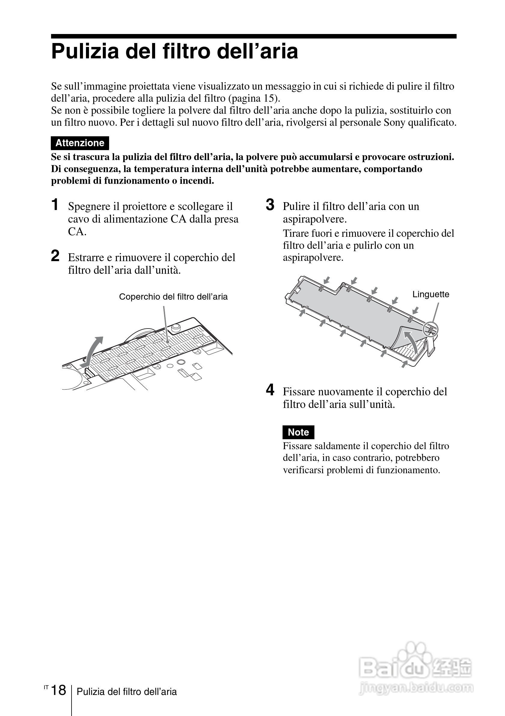 SONY VPL-EW275投影机说明书:[12]