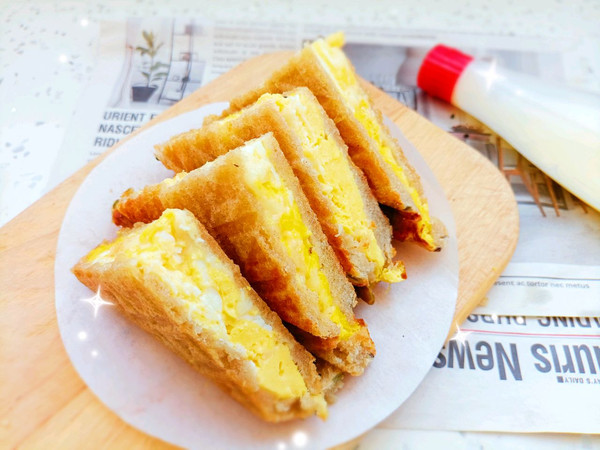 芝士滑蛋三明治