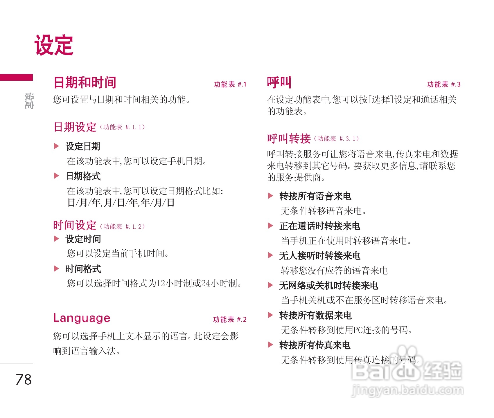 乐金手机KG928型使用说明书:[8]