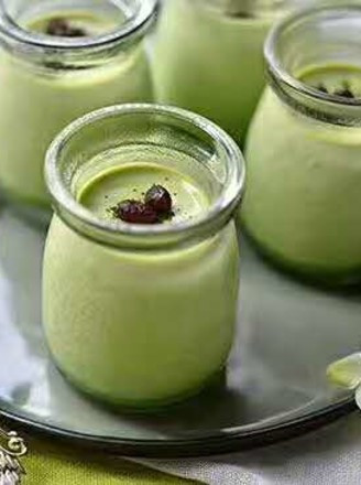 青汁布丁的做法