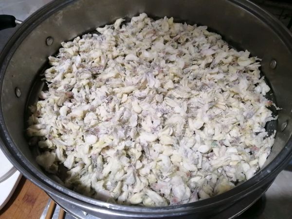 清香可口美味蒸槐花