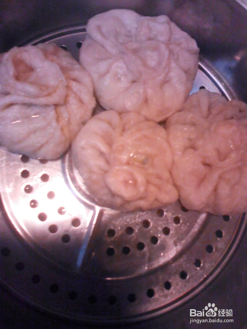 自制三鲜馅包子