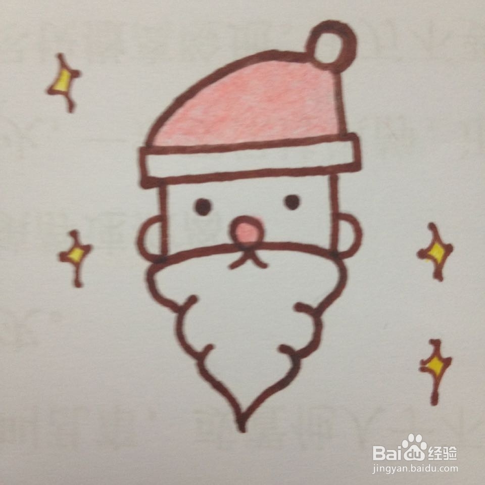 简笔画—圣诞老人