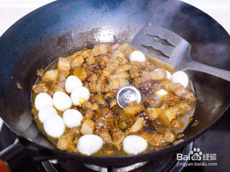 鹌鹑蛋卤肉二米饭的做法