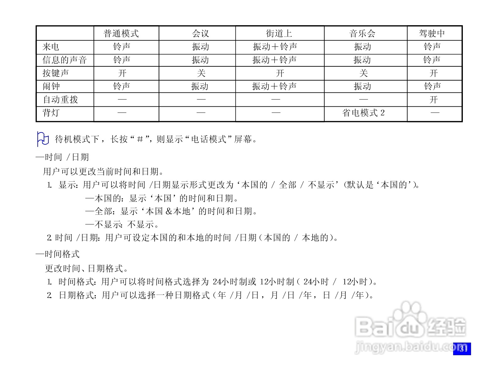 NEC N917手机使用说明书:[5]