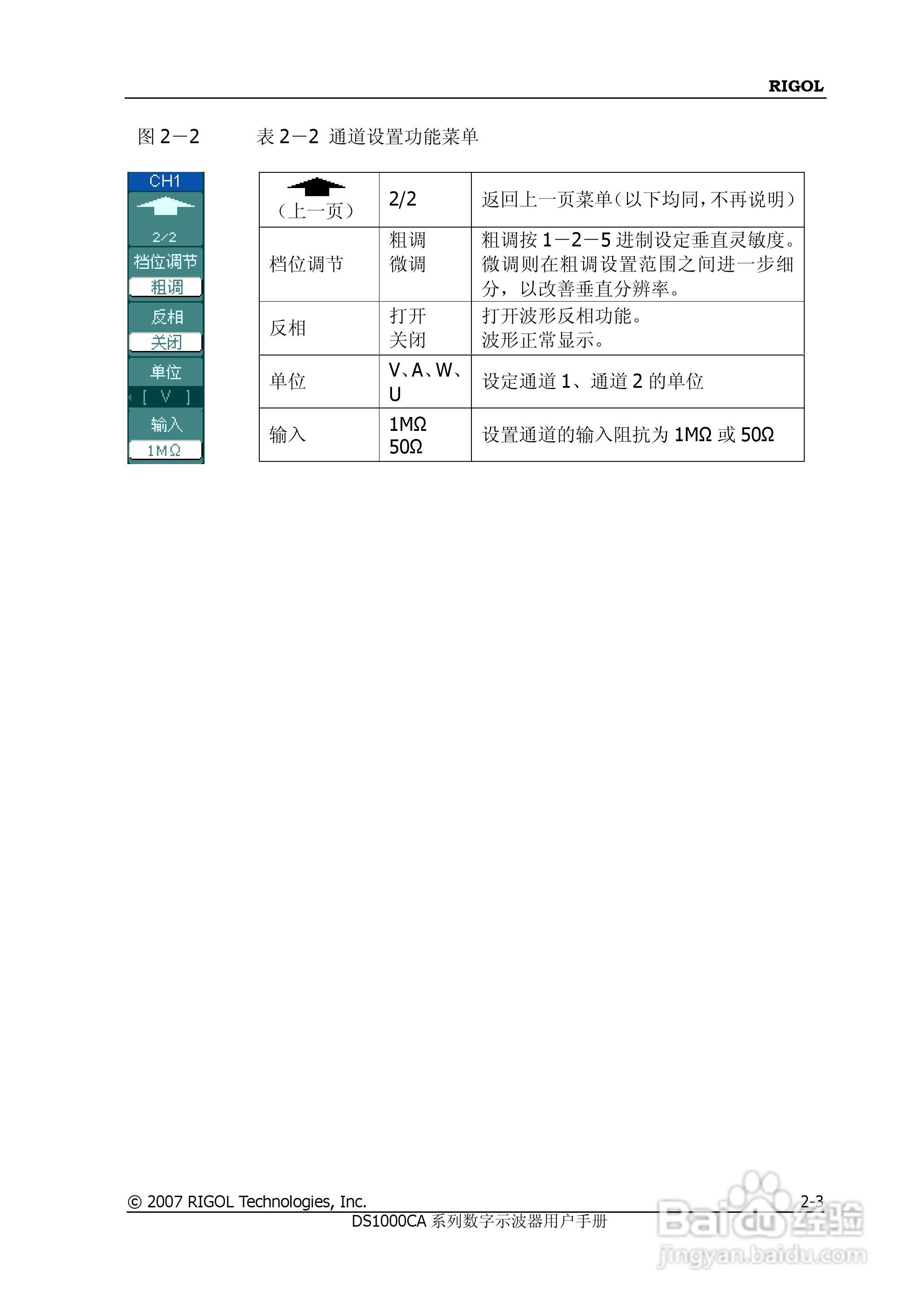 普源DS1000A系列数字示波器说明书:[4]