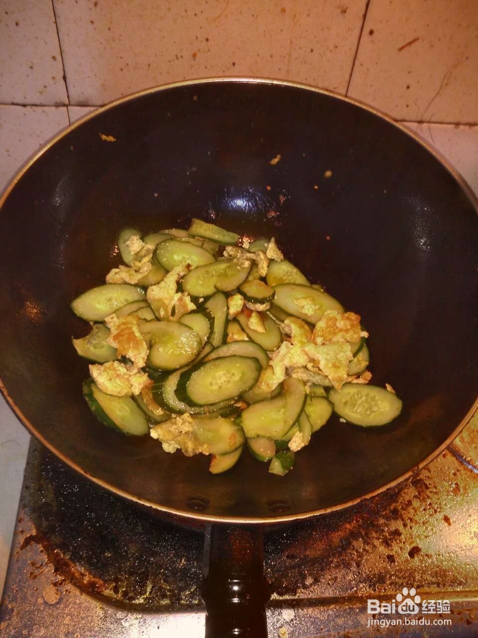 简单美味的家常青瓜炒鸡蛋