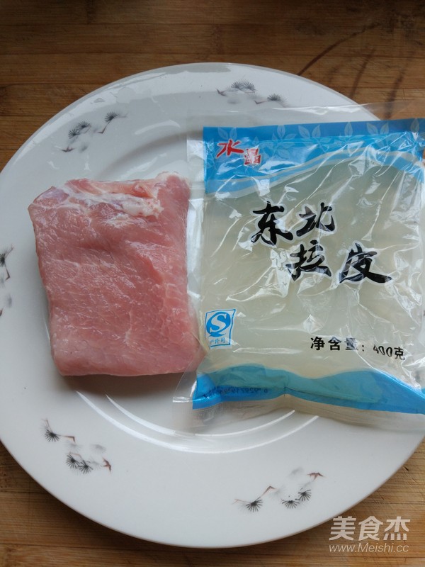 五彩肉丝拉皮