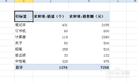 Excel数据透视表使用方法