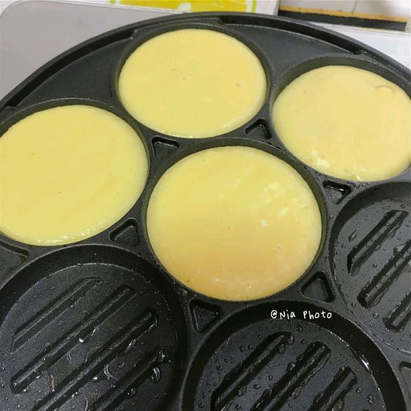 香蕉芝士夹心松饼