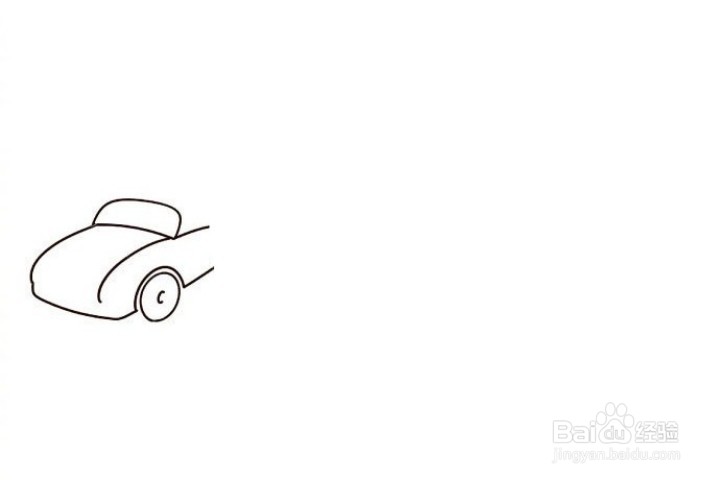 如何画卡通版汽车