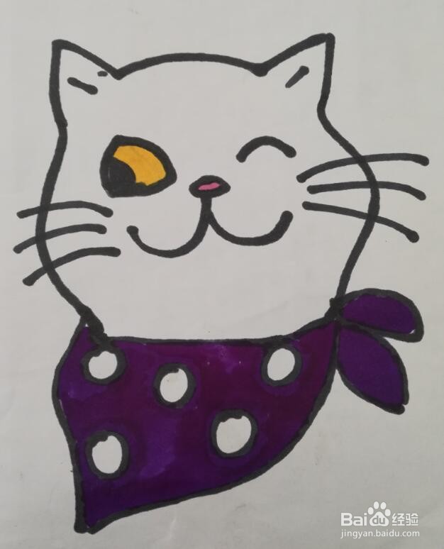 儿童简笔画 小猫的画法 小猫的简笔画