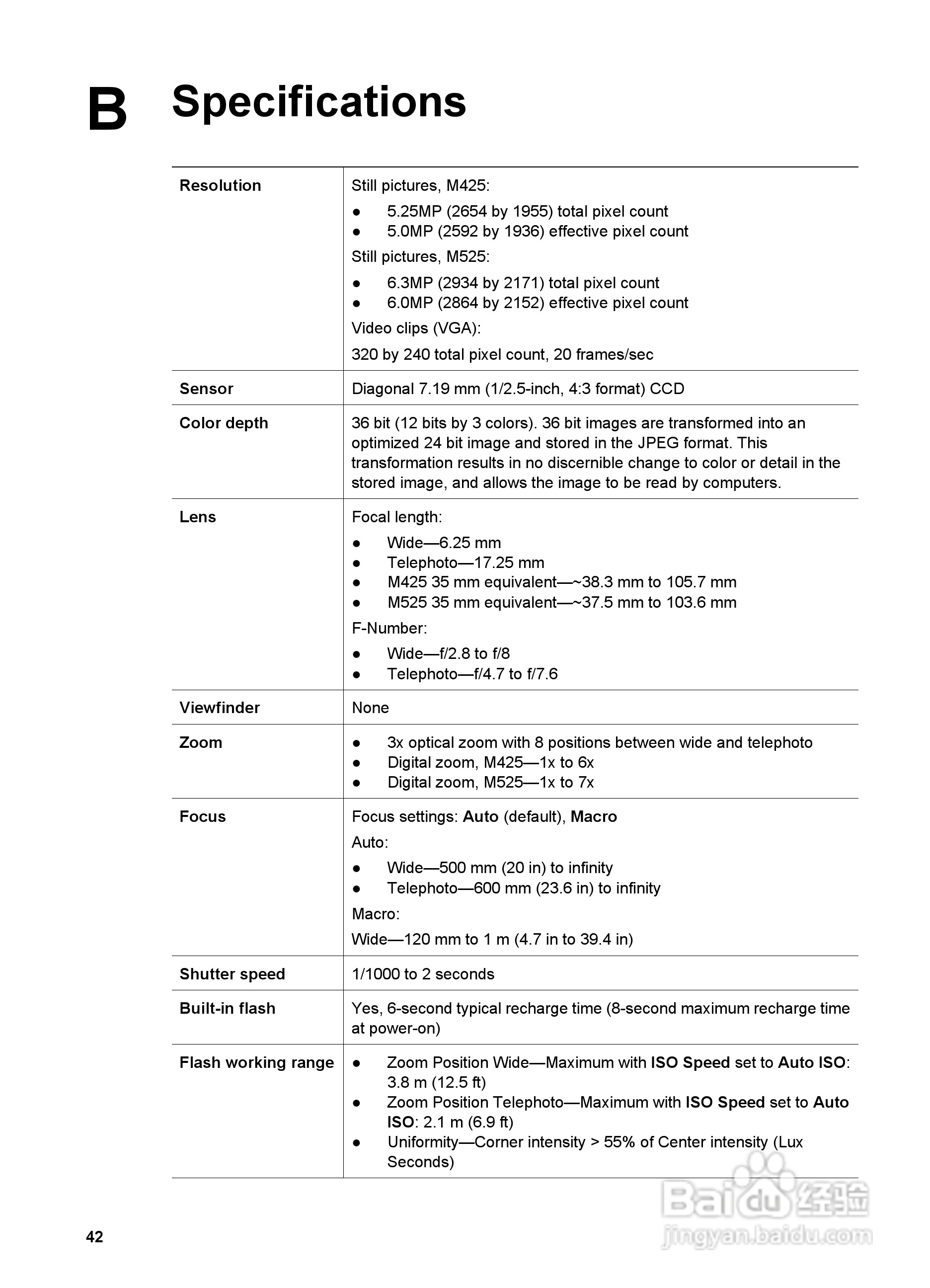 惠普Photosmart M425数码相机使用说明书:[5]