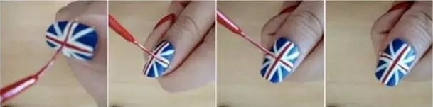将米字旗画在指尖,英伦范儿!