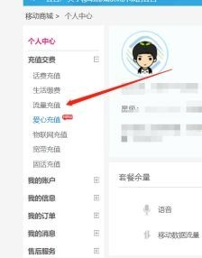 移动充流量怎么充