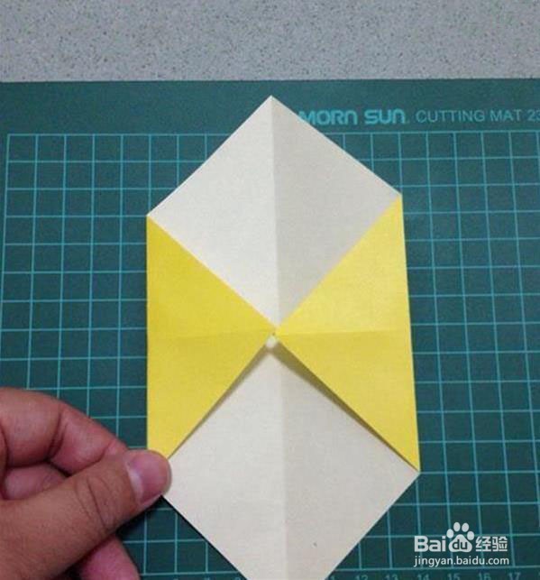 三角插折纸灯笼