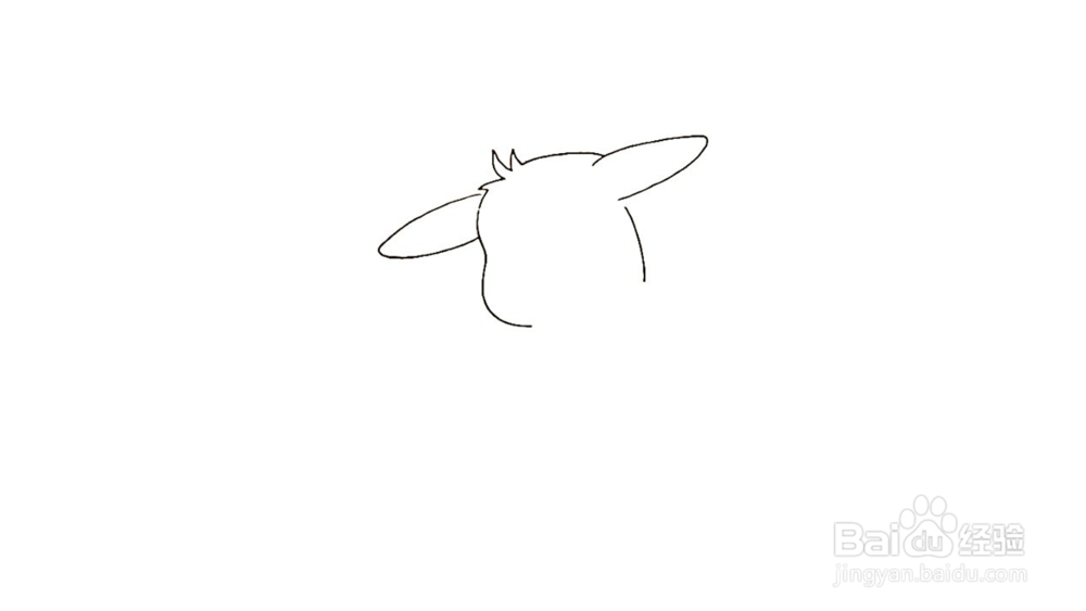 皮卡丘简笔画如何画