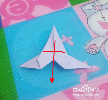 手工折纸之蝴蝶结的折法