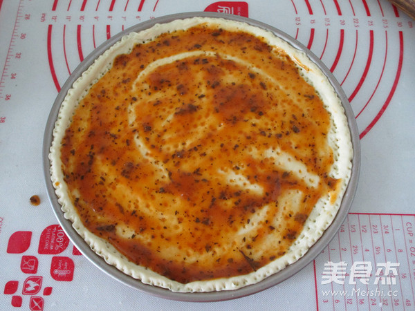 蟹肉鱼肠披萨