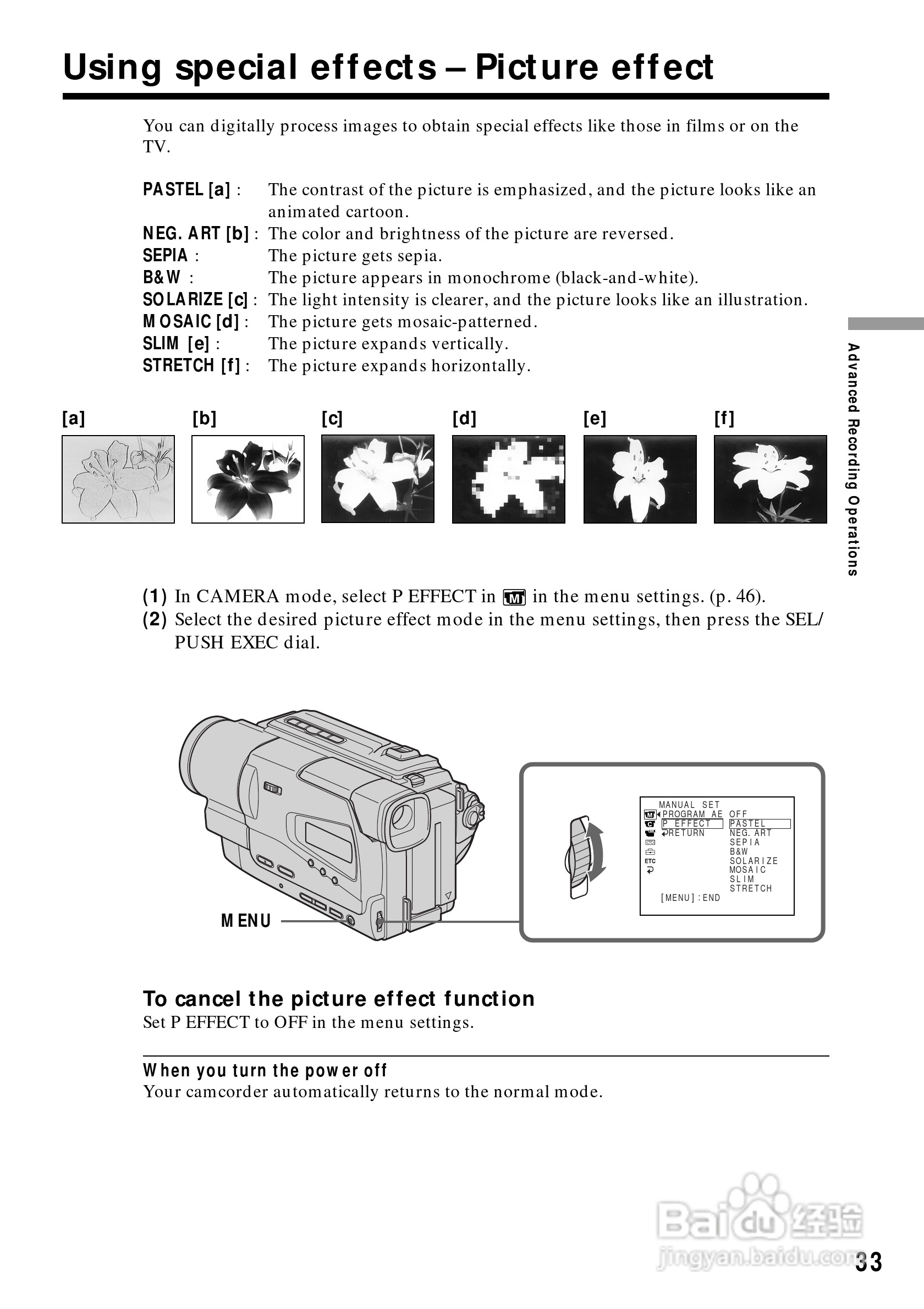 索尼CCD-TR818模拟摄像机说明书:[4]