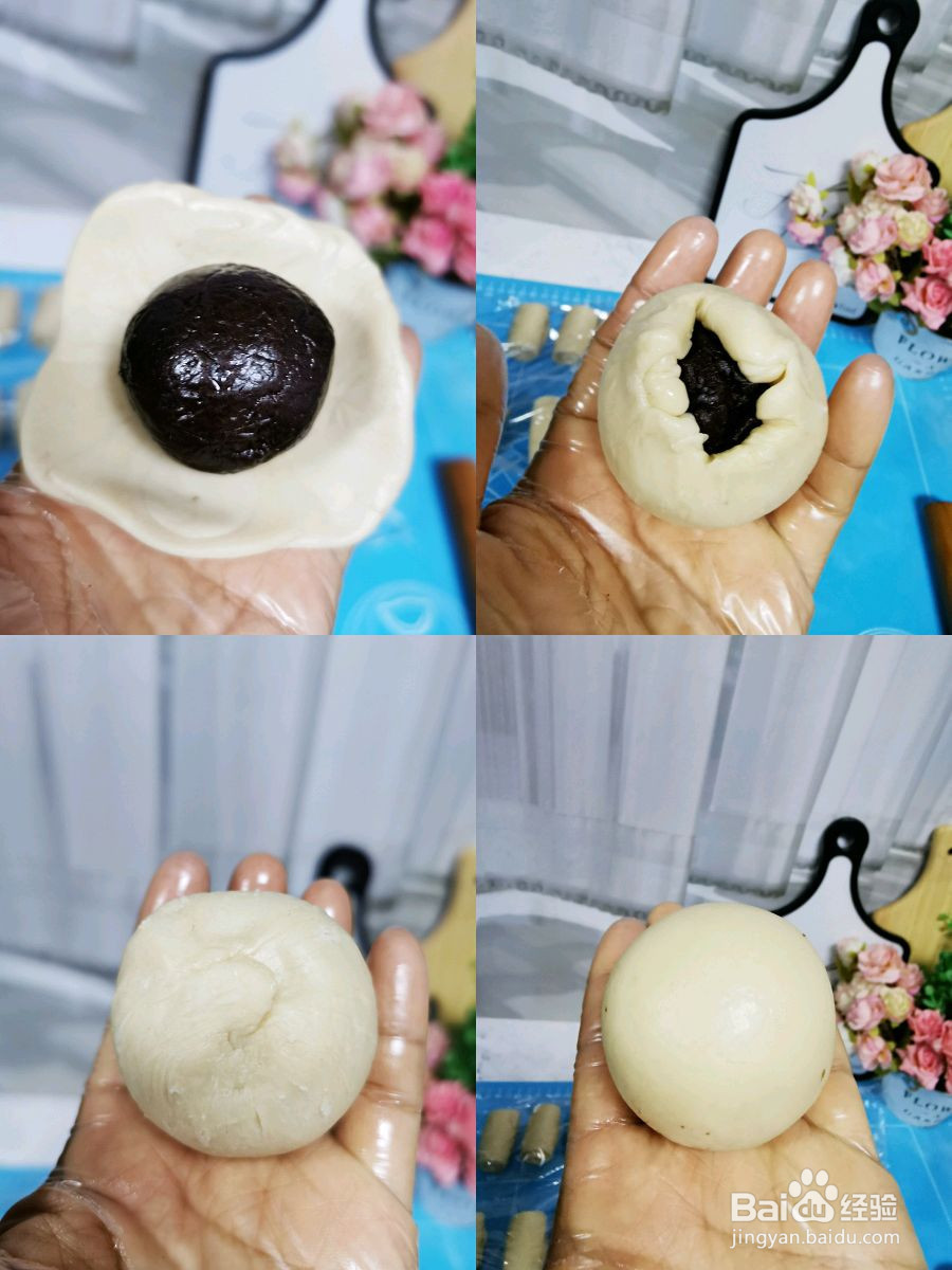 敲级好吃的蛋黄酥的做法