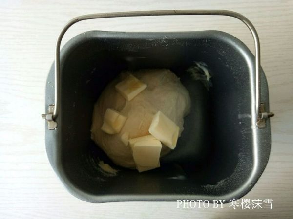 奶油奶酪花朵面包