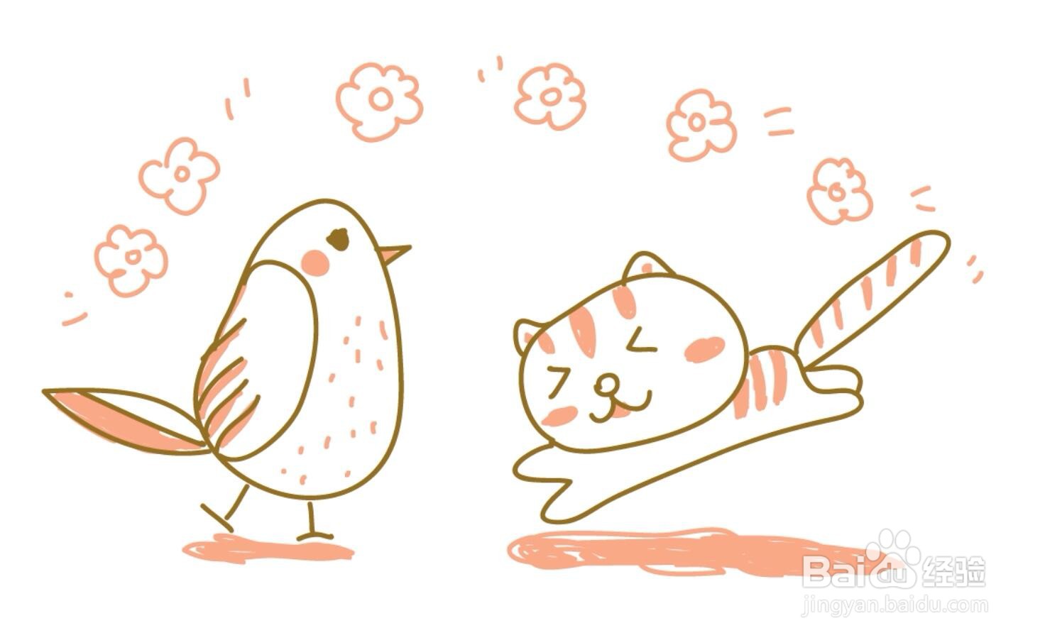 萌翻你的手帐简笔画