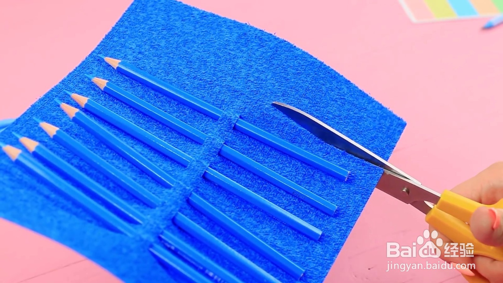 怎么制作小鸟铅笔收纳