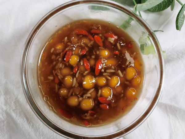 酒酿南瓜丸子汤