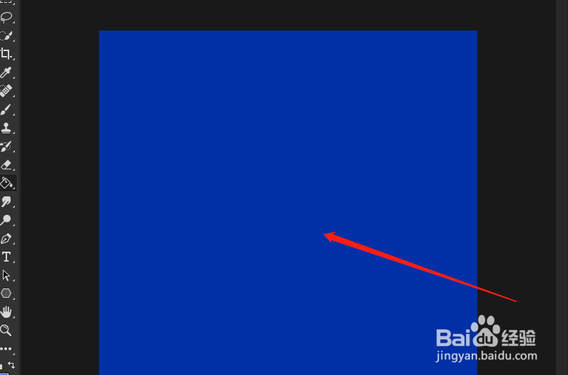 怎么用ps制作一张克莱因蓝图片