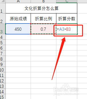 文化折算分怎么算