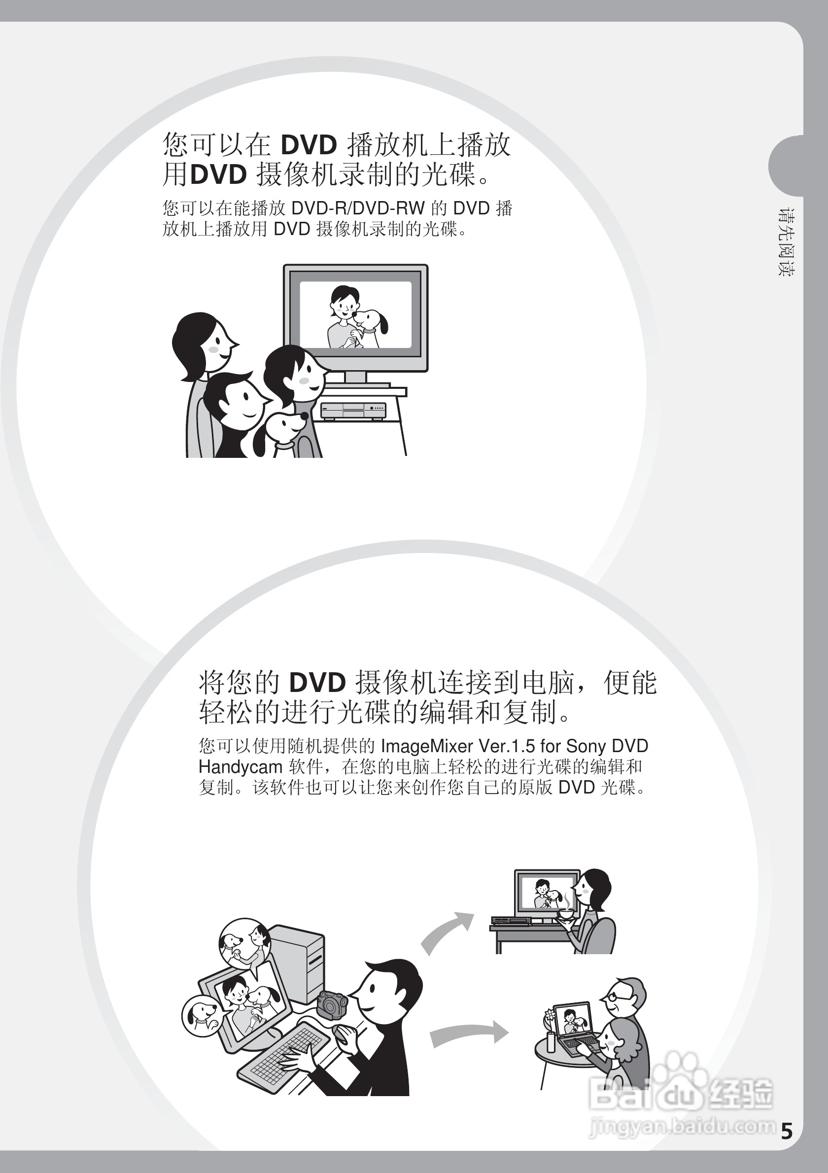 索尼DCR-DVD200E数码摄像机使用说明书:[1]