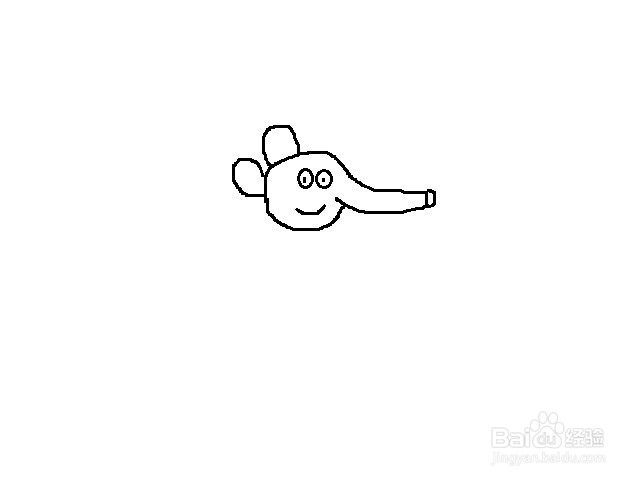 简笔画系列-怎样画大象