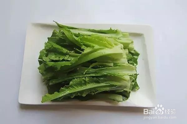 蒜蓉香菇油麦菜