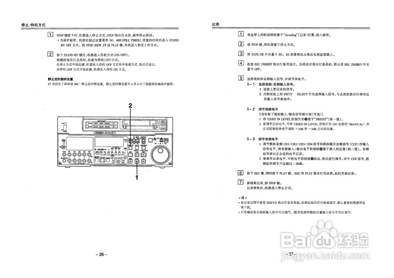 松下AJ-D950MC数码摄像机说明书:[2]