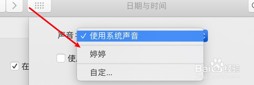 mac电脑怎么更改语音报时的声音