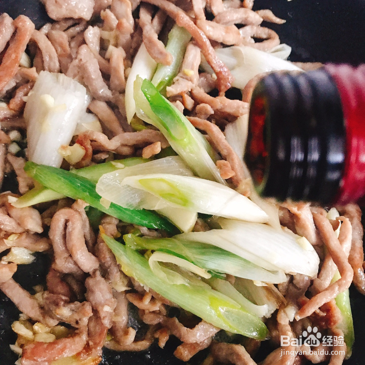 榨菜肉丝手工拉面的做法