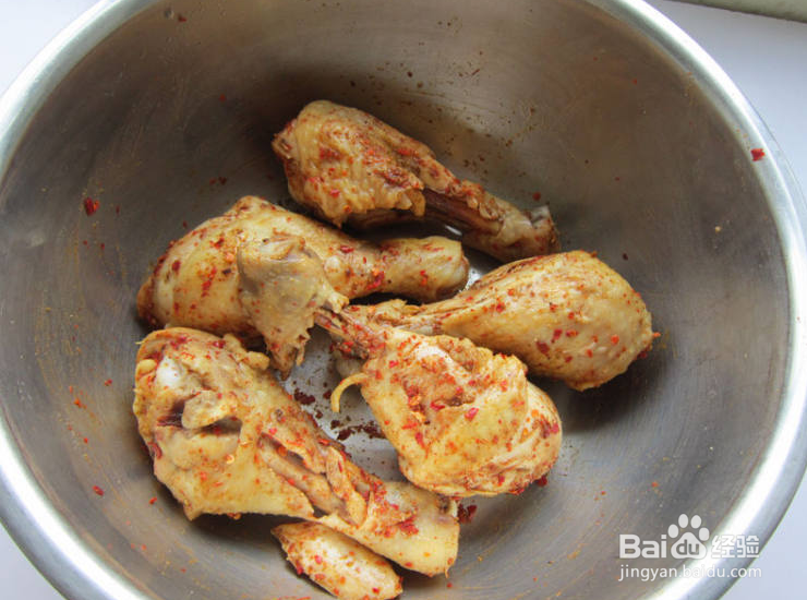 脆皮鸡腿的做法