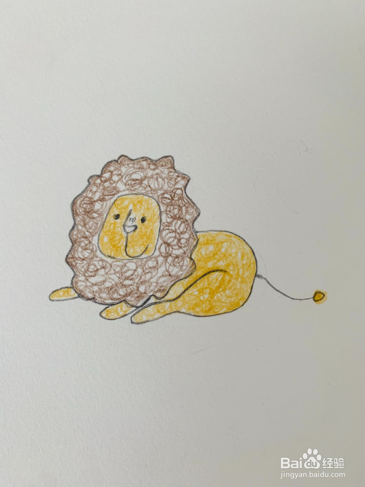简笔画的狮子怎么画？