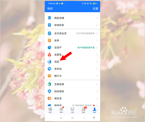 支付寶花唄欠錢的總數在哪裡看