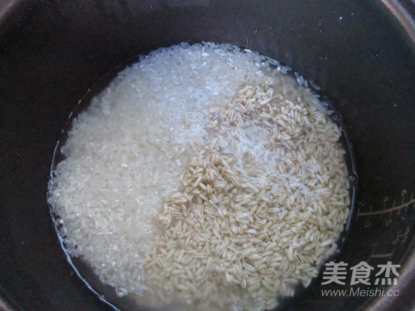 燕麦饭&三文鱼蘑菇汤