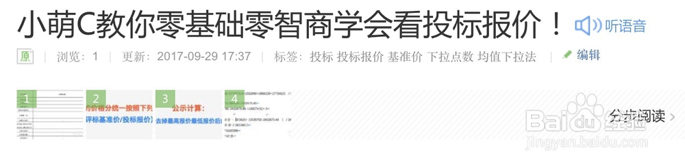 投标具体要做什么工作？