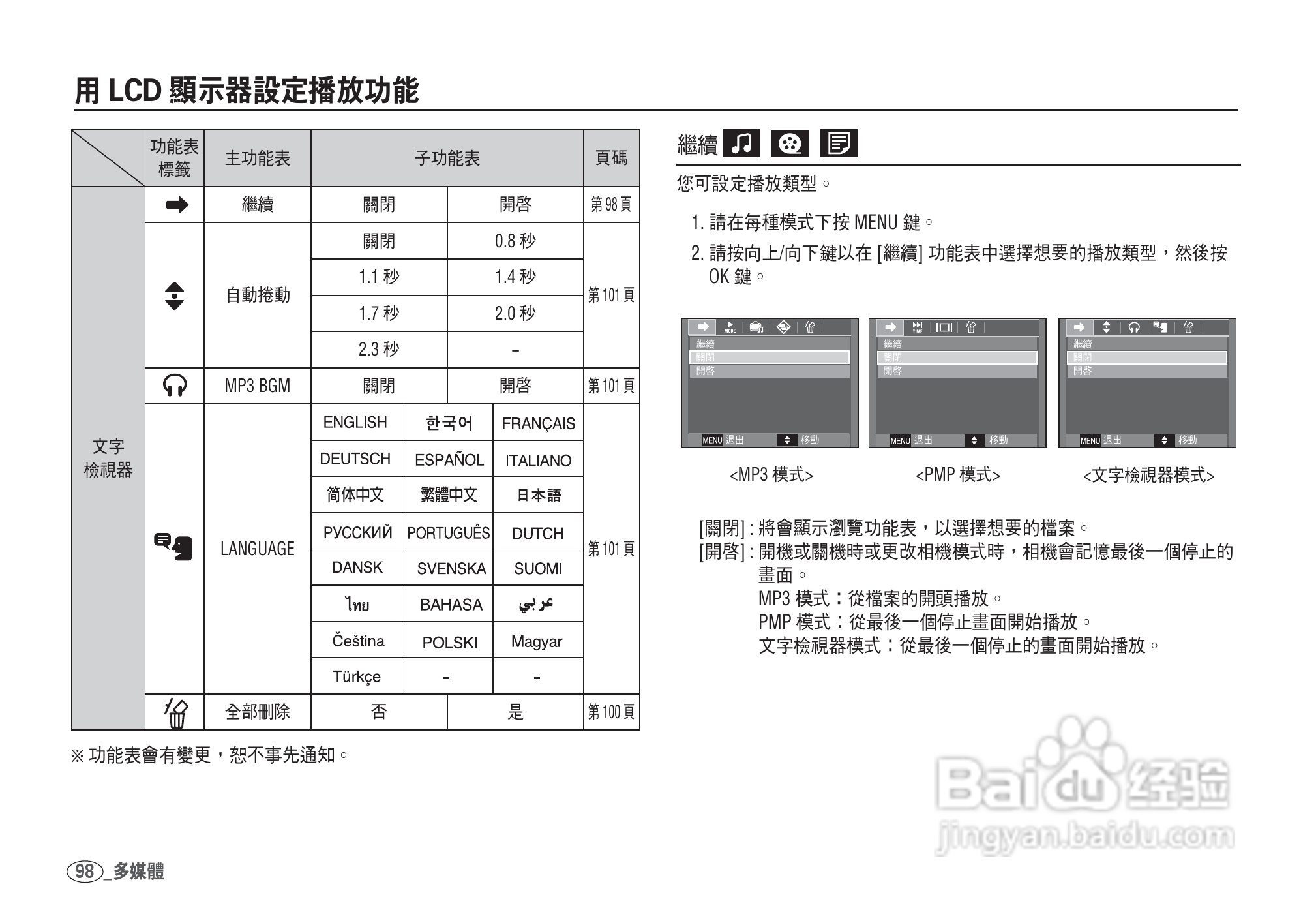 三星I80数码相机使用说明书:[10]