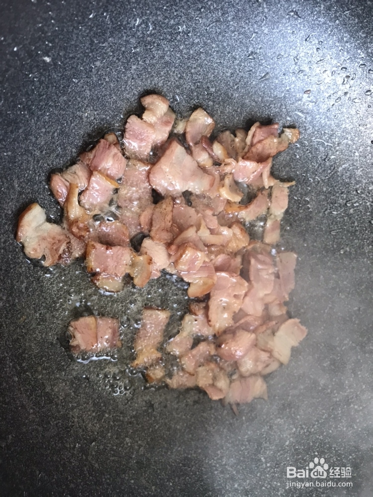 老厨师教你做培根花菜