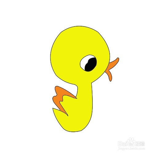 如何画小鸭子简笔画